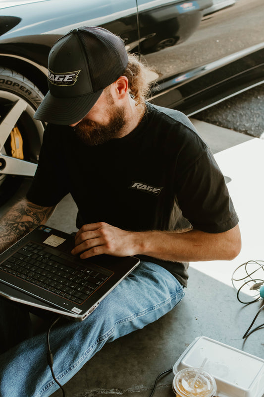 OG Rage Drift Co Charcoal & Black Hat