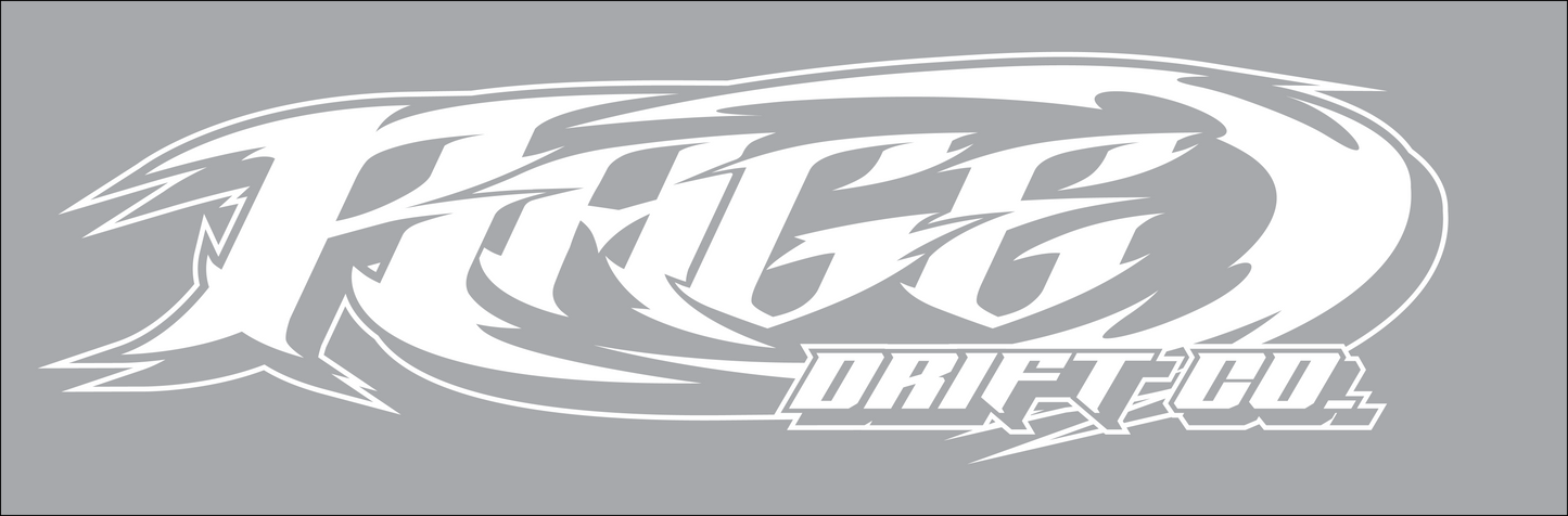 Tribal Logo White Outline Large - 19" x 6"