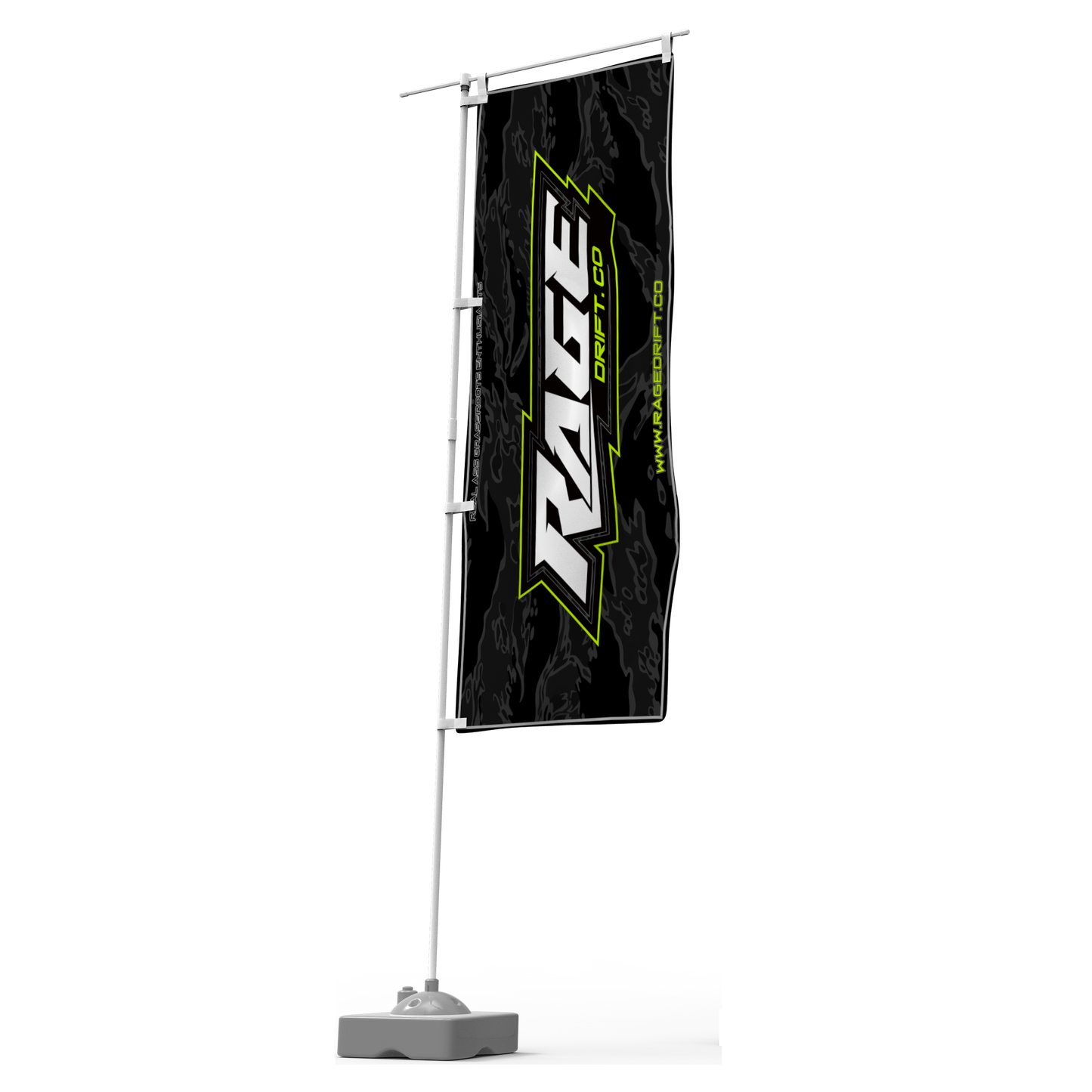Rage Drift Co. “Subdued Camo Grassroots” Nobori Flag