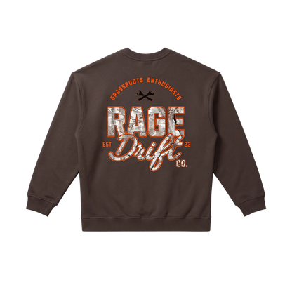 Grassroots Camo Varsity - Crewneck Sweatshirt