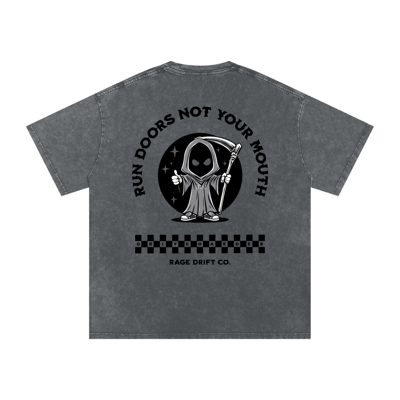 Run Doors Not Your Mouth - Oversized Tee