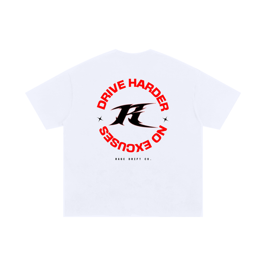 Drive Harder x No Excuses - Tee