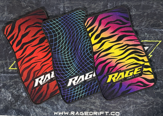 Sunset Tiger Floor Mats (Pair)-IN STOCK