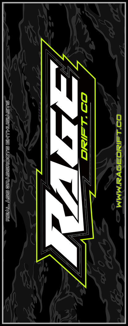 Rage Drift Co. “Subdued Camo Grassroots” Nobori Flag