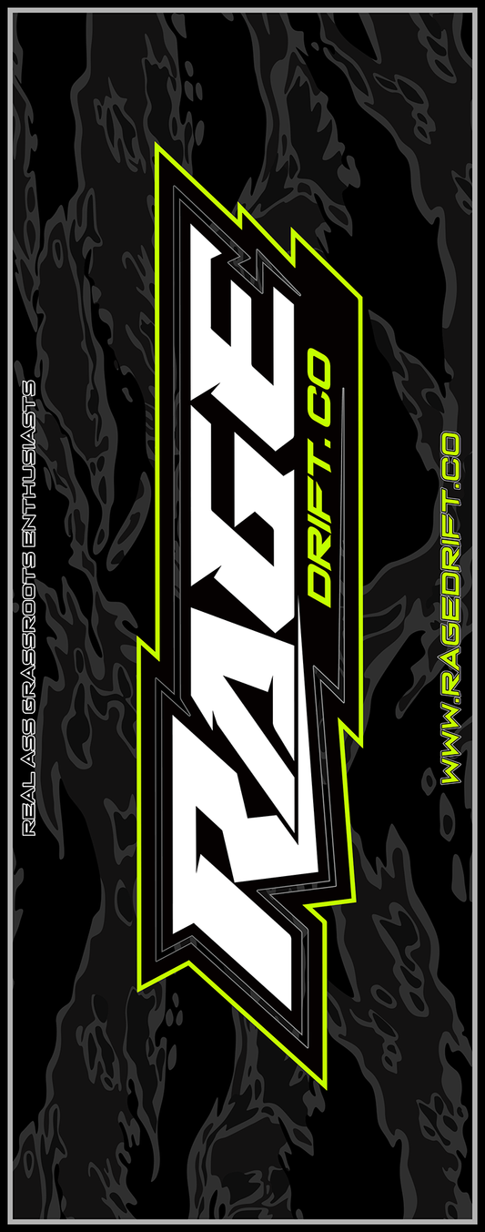 Rage Drift Co. “Subdued Camo Grassroots” Nobori Flag
