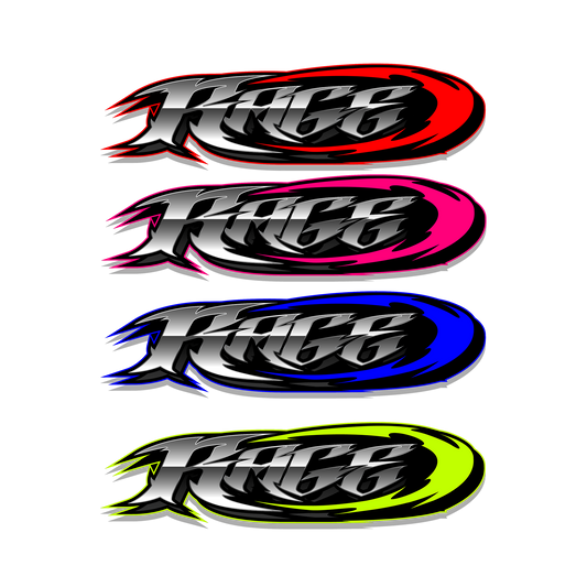 Tribal Logo Full Color Chrome - 8" x 2"