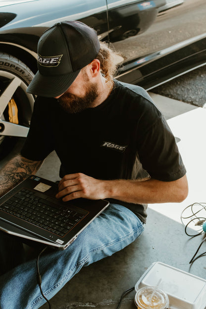 OG Rage Drift Co Charcoal & Black Hat