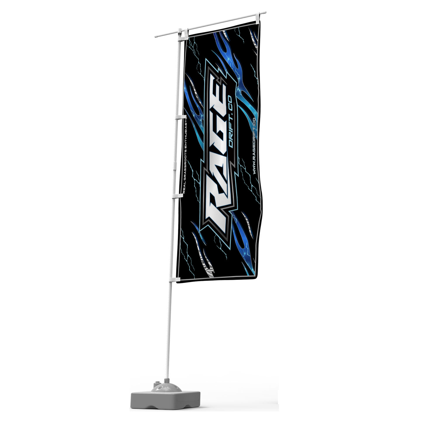 Rage Drift Co. “Lightning Tribal” Nobori Flag