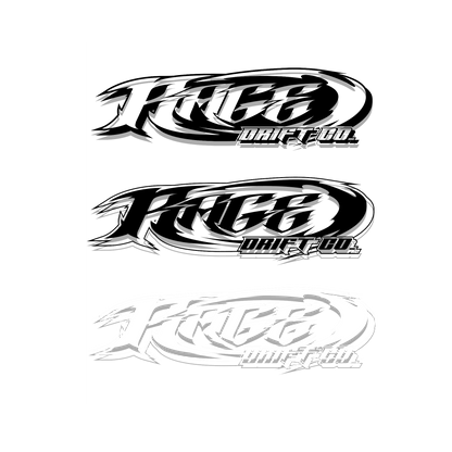 Tribal Logo Vinyl Outline - 8" x 2"