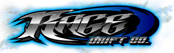 Logo with stylized text and blue accents on a white background