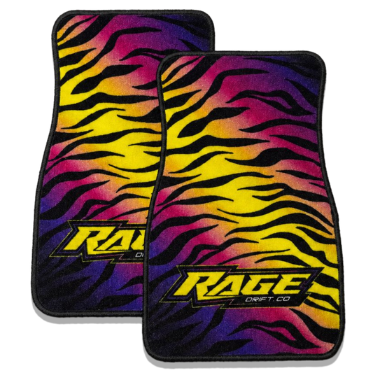Sunset Tiger Floor Mats (Pair)-IN STOCK