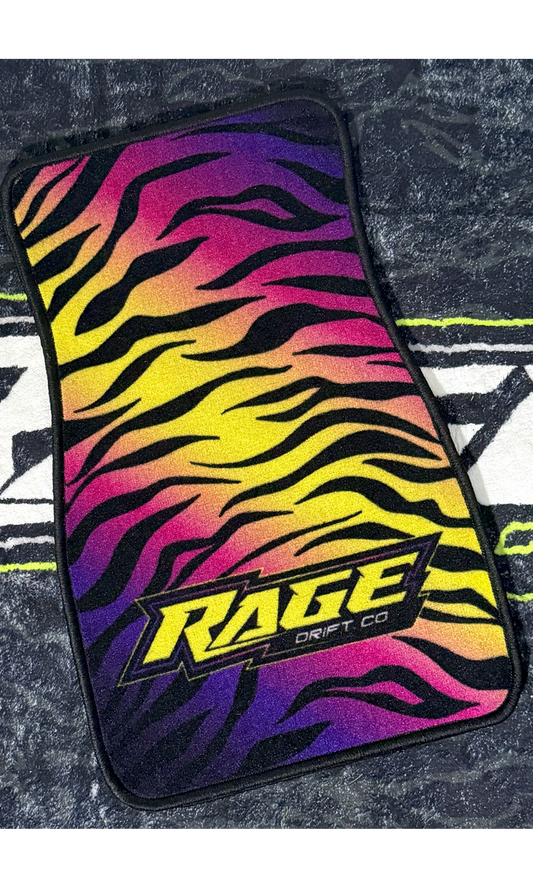 Sunset Tiger Floor Mats (Pair)-IN STOCK