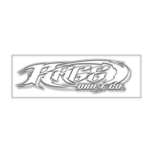 Tribal Logo White Outline Large - 19" x 6"
