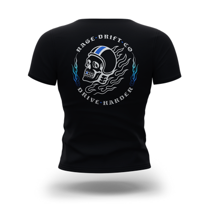 Women's Drive Harder Skull Tee | RAGE Drift Co.