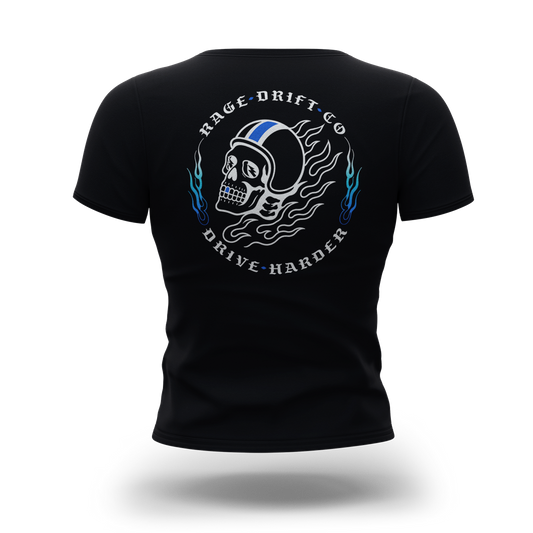 Women's Drive Harder Skull Tee | RAGE Drift Co.