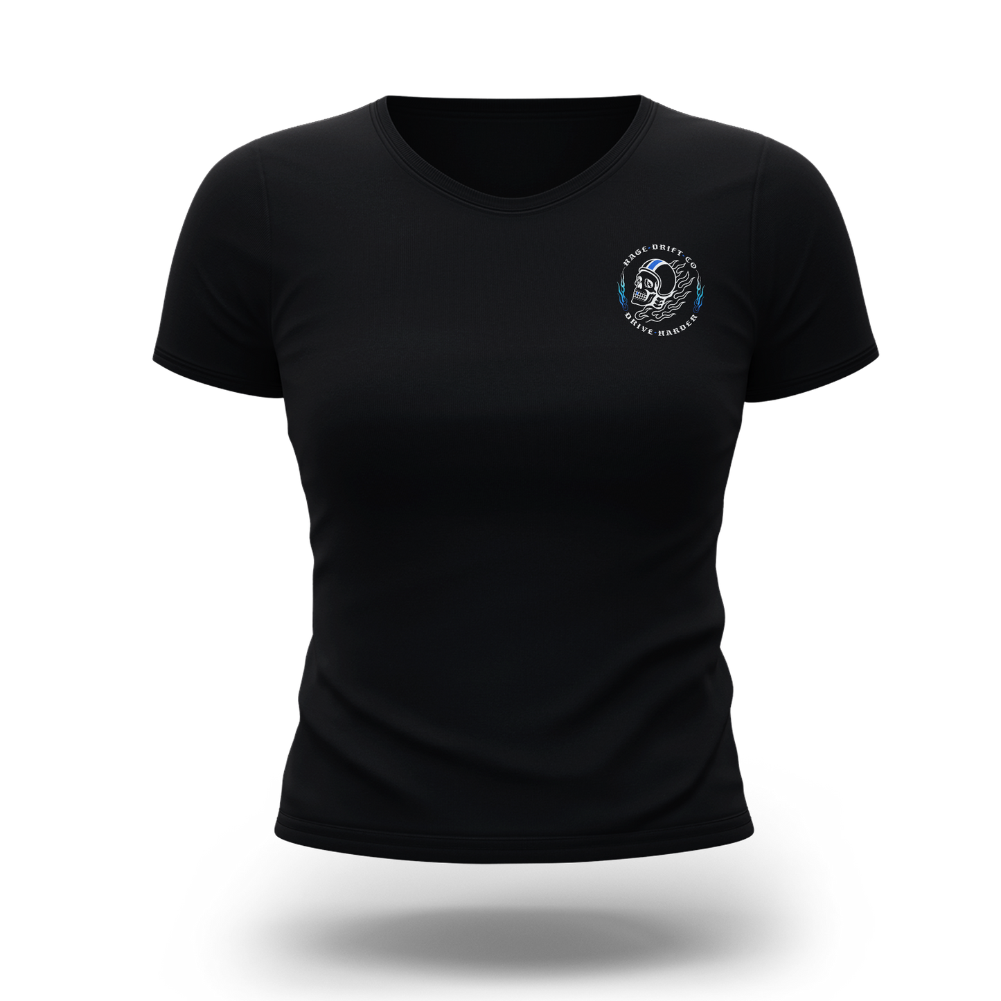 Women's Drive Harder Skull Tee | RAGE Drift Co.