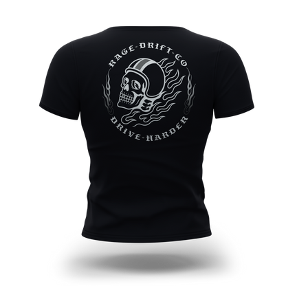 Women's Drive Harder Skull Tee | RAGE Drift Co.