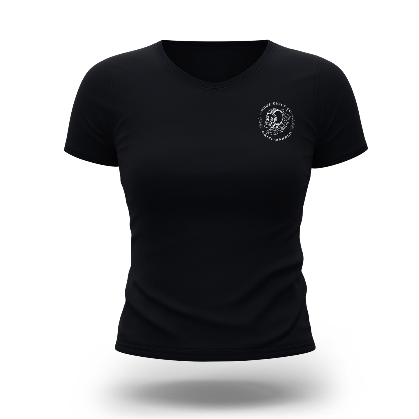Women's Drive Harder Skull Tee | RAGE Drift Co.