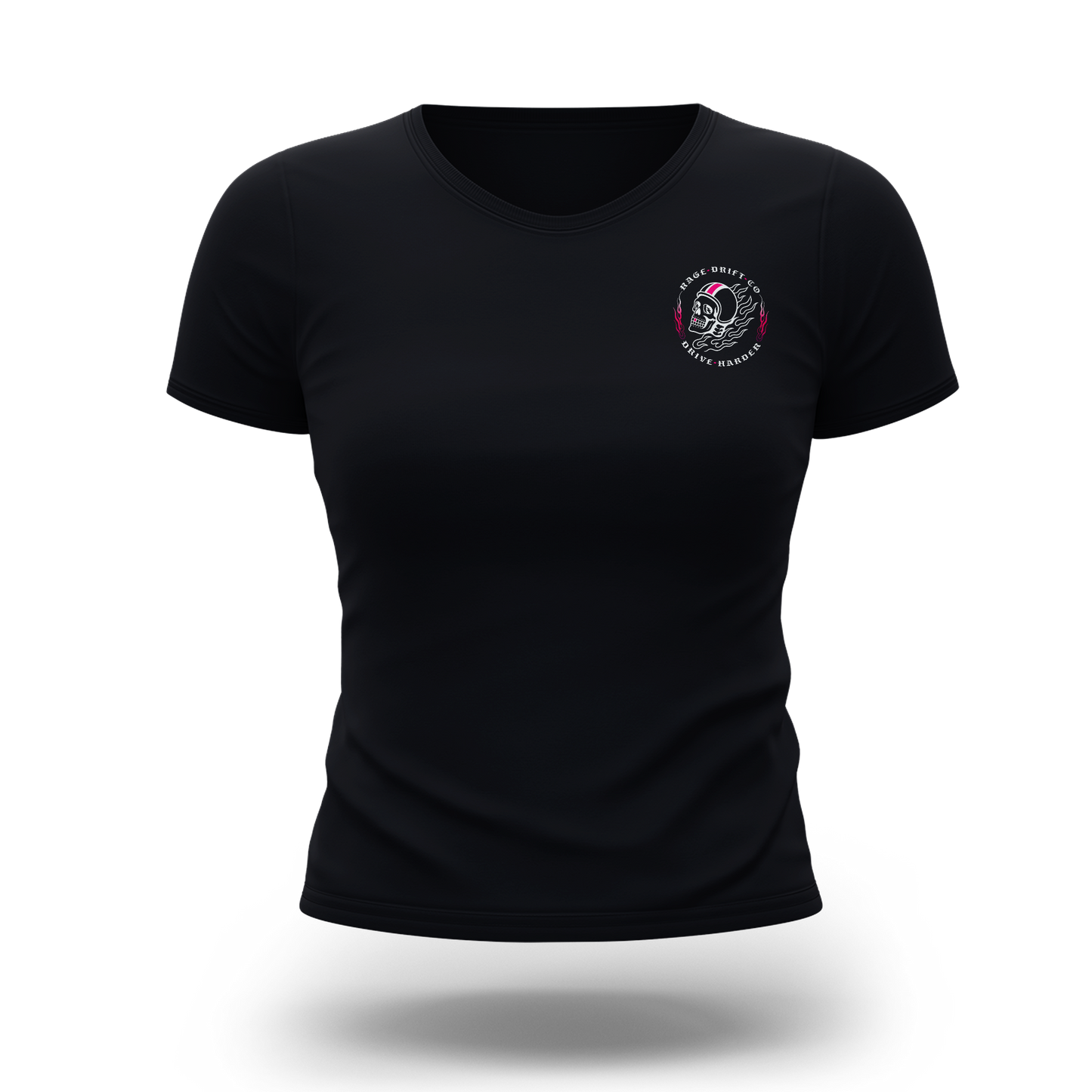 Women's Drive Harder Skull Tee | RAGE Drift Co.