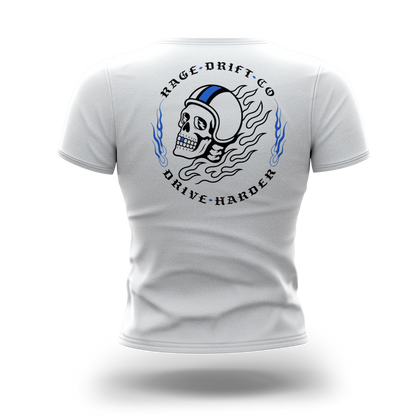 Women's Drive Harder Skull Tee | RAGE Drift Co.