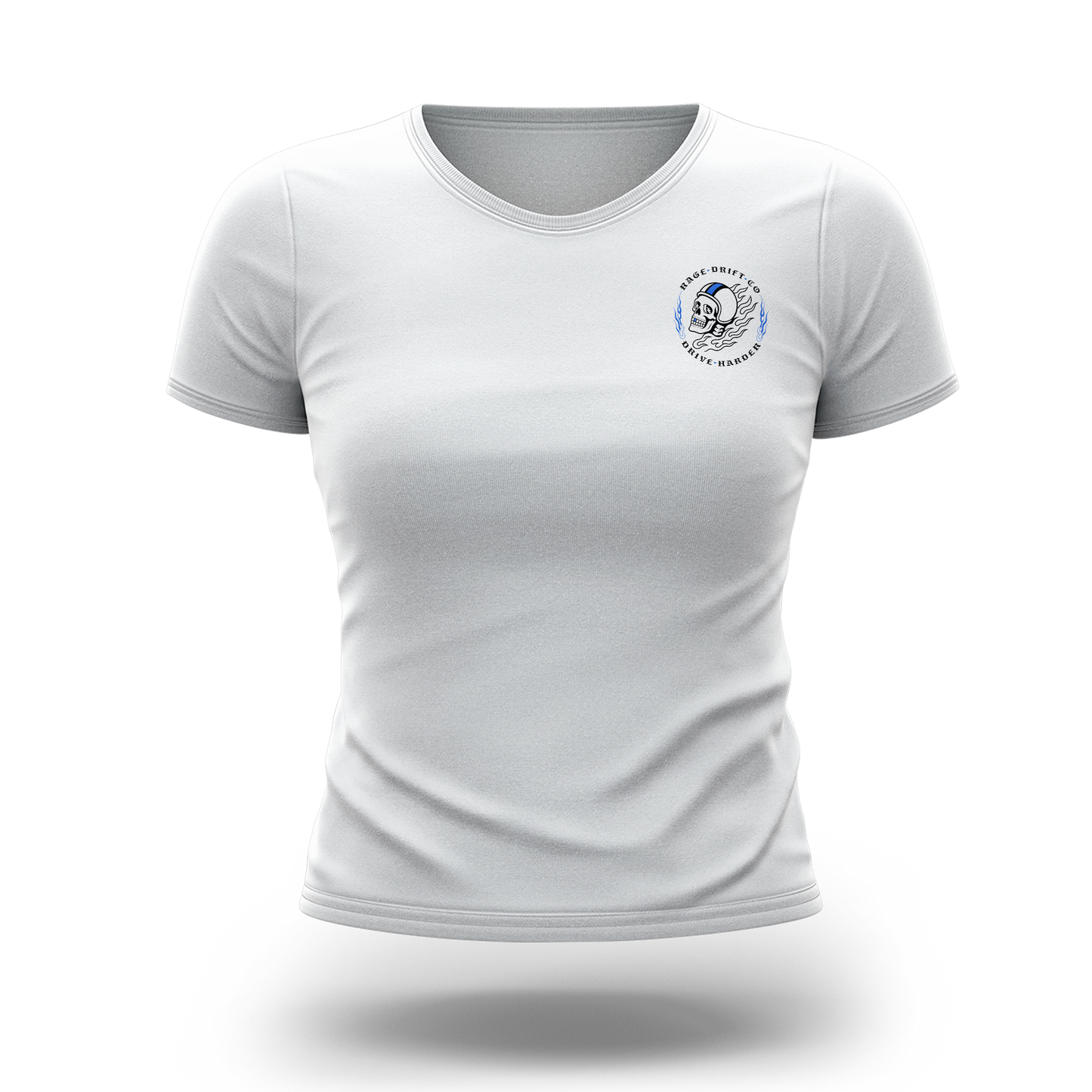 Women's Drive Harder Skull Tee | RAGE Drift Co.