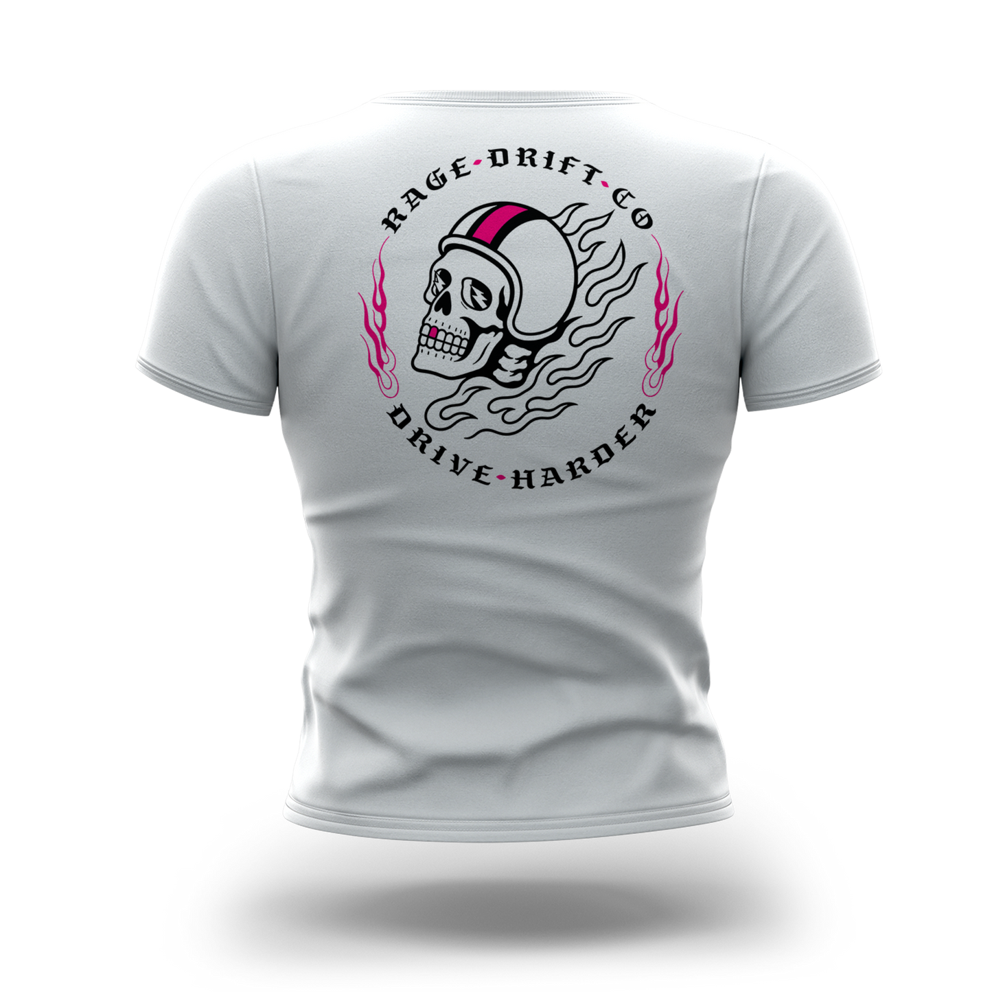 Women's Drive Harder Skull Tee | RAGE Drift Co.