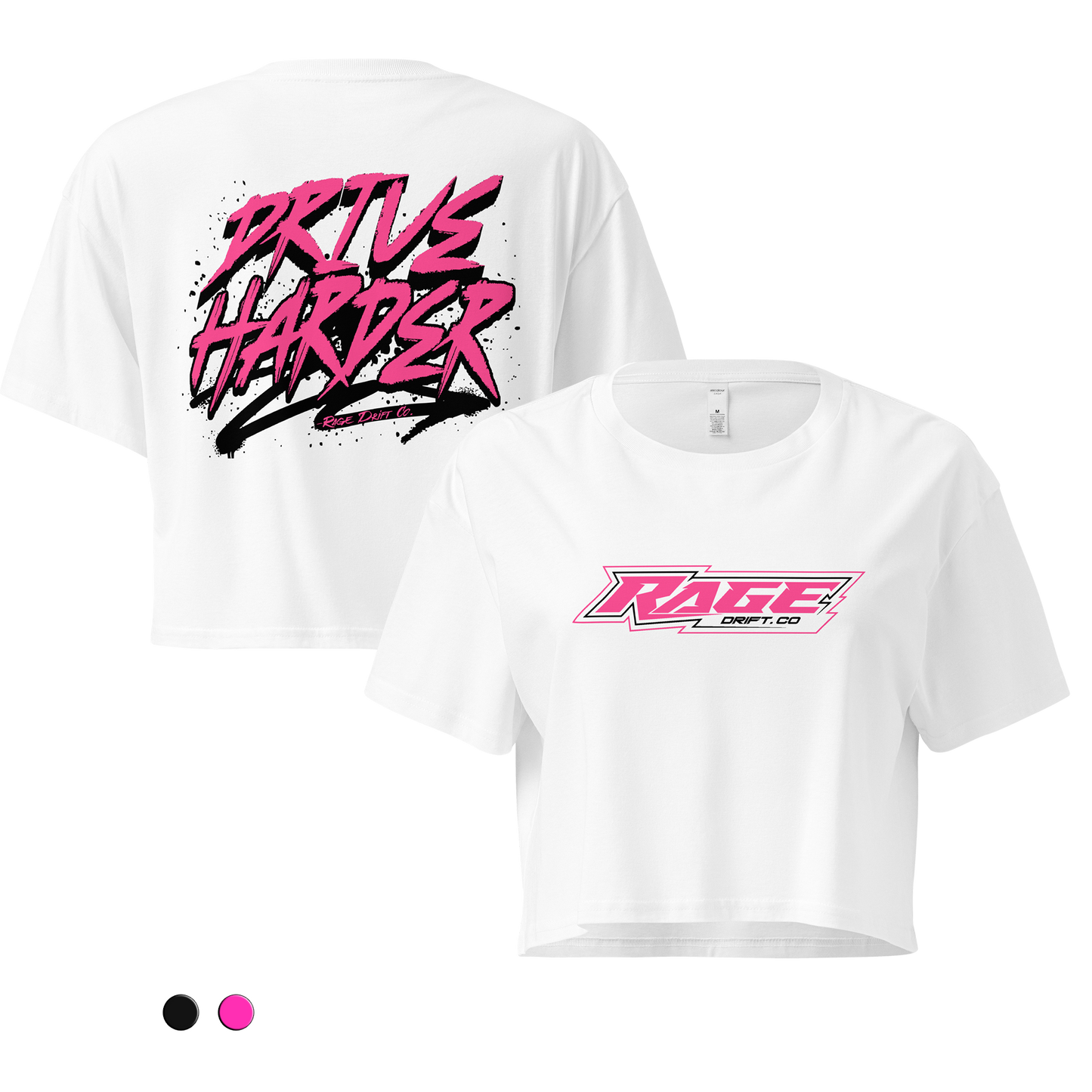 Drive Harder Crop Tee – Womens