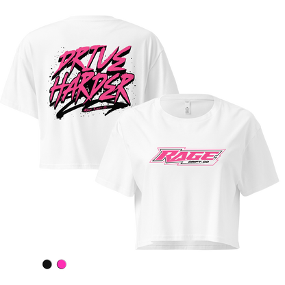 Drive Harder Crop Tee – Womens