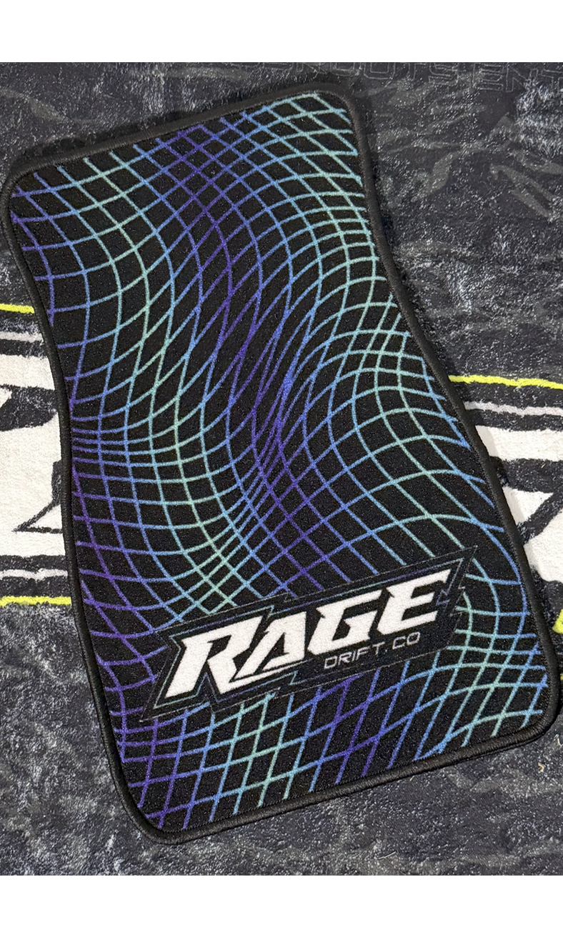 Warped Plump Floor Mats (Pair) -IN STOCK