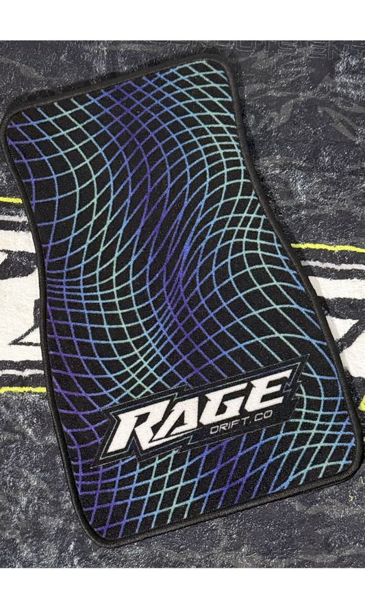 Warped Plump Floor Mats (Pair) -IN STOCK