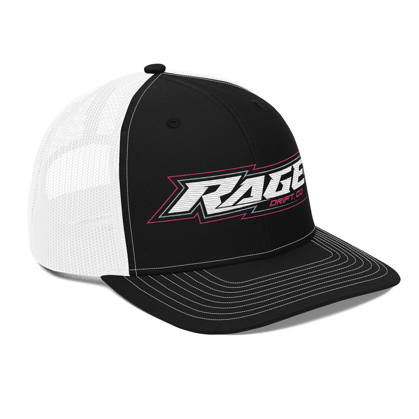 OG Rage Drift Co Black & White Hat