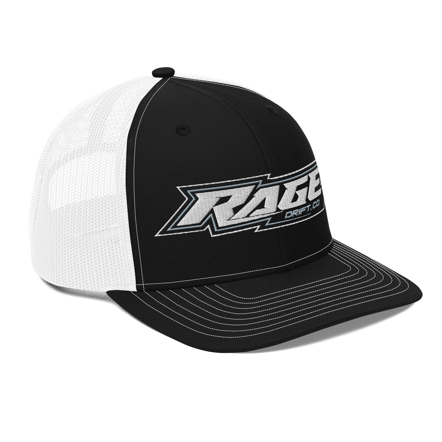 OG Rage Drift Co Black & White Hat