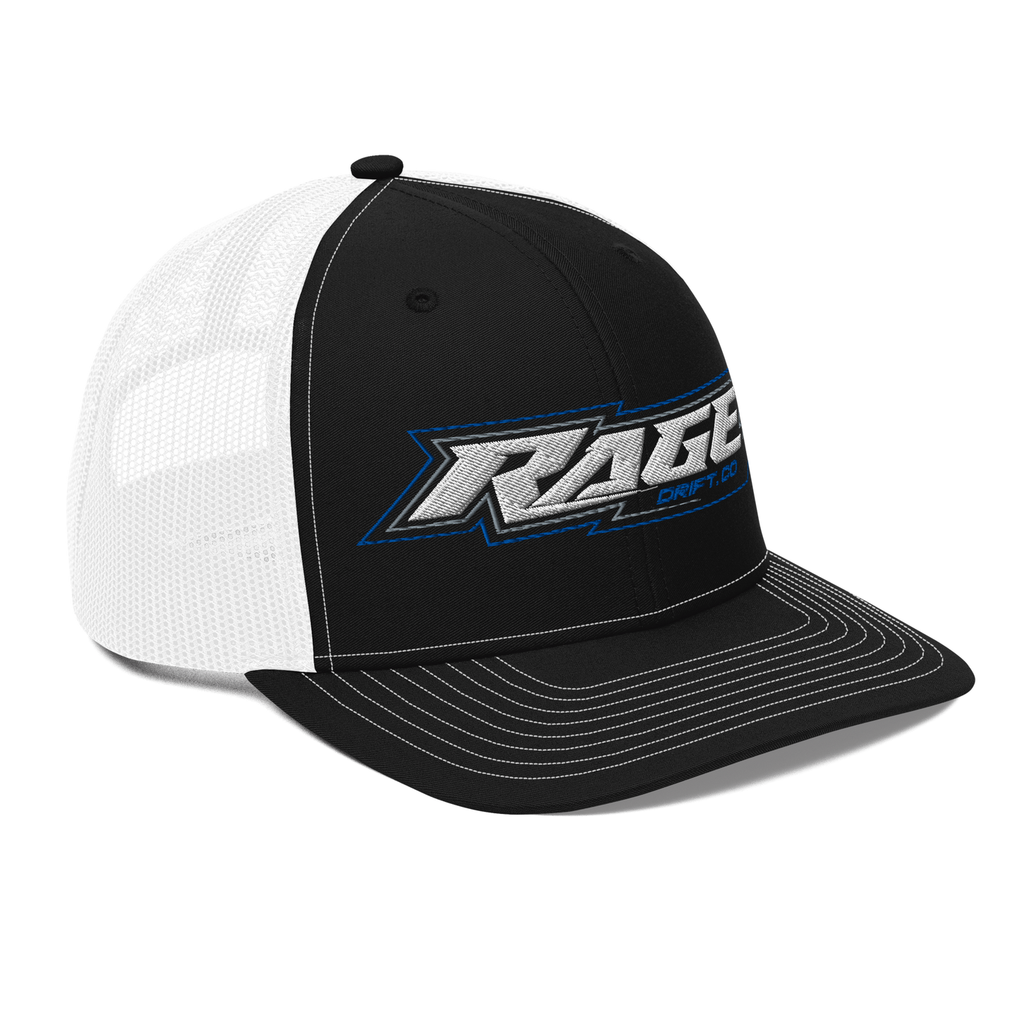 OG Rage Drift Co Black & White Hat