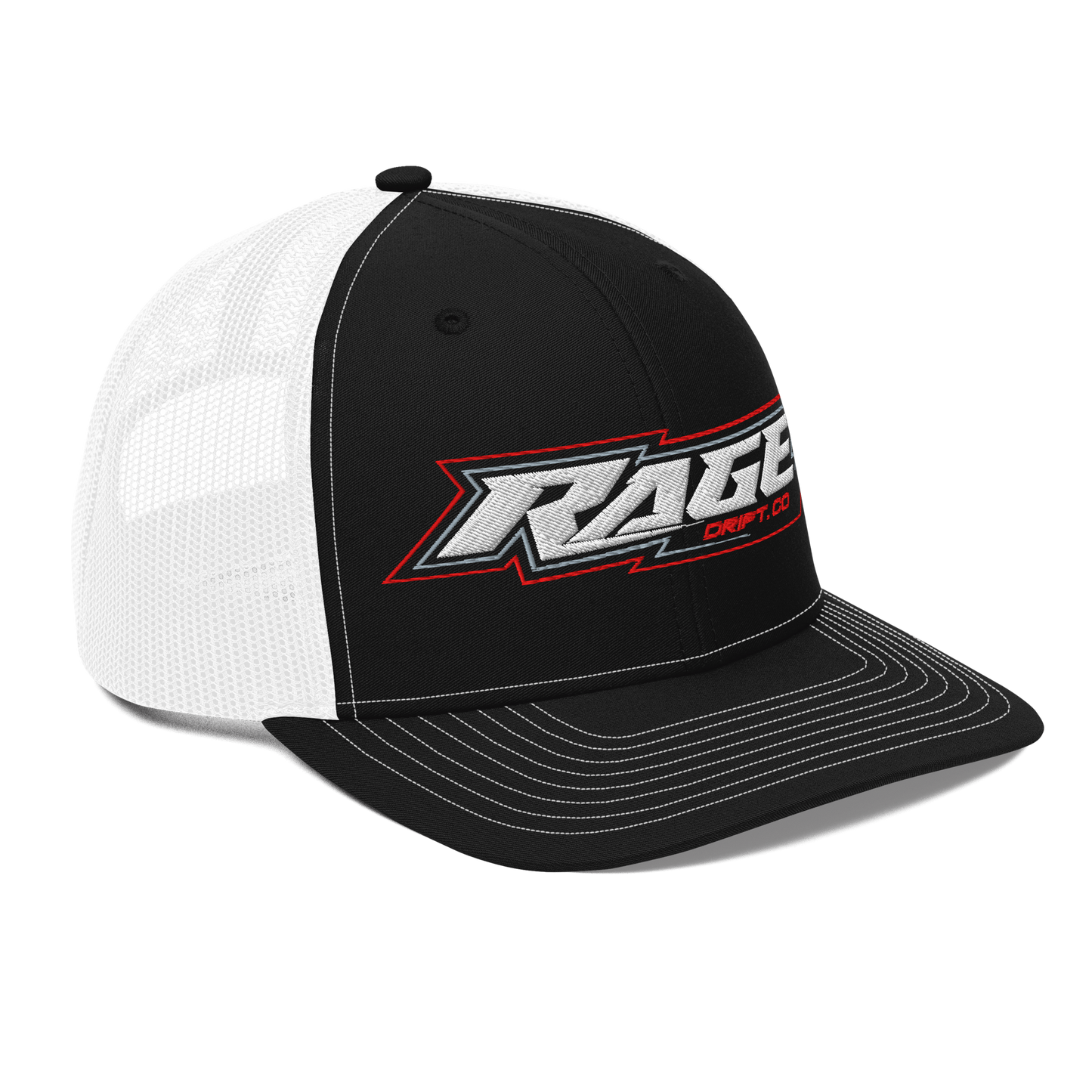 OG Rage Drift Co Black & White Hat