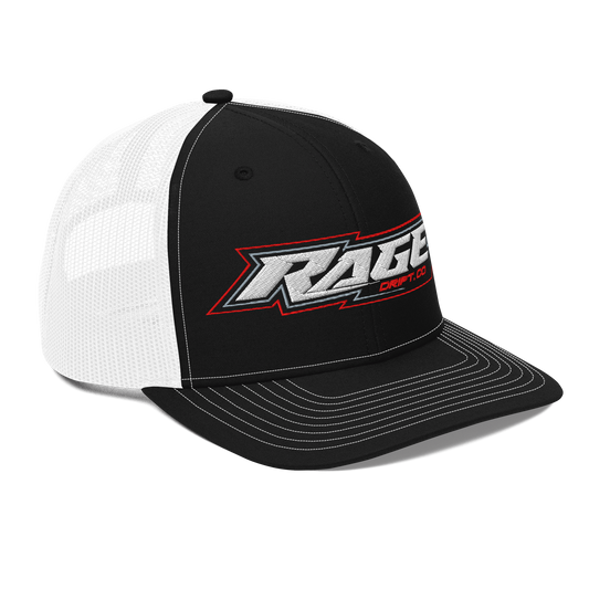 OG Rage Drift Co Black & White Hat